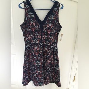 Womens V neck Sleeveless Dress